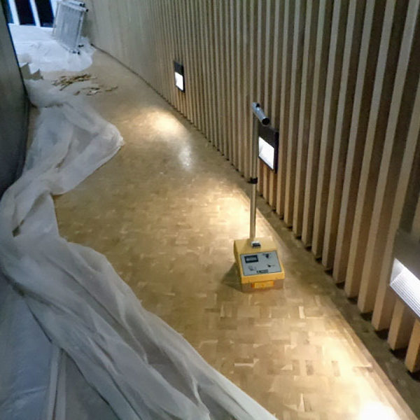 Recherche de fuite sur plancher bois