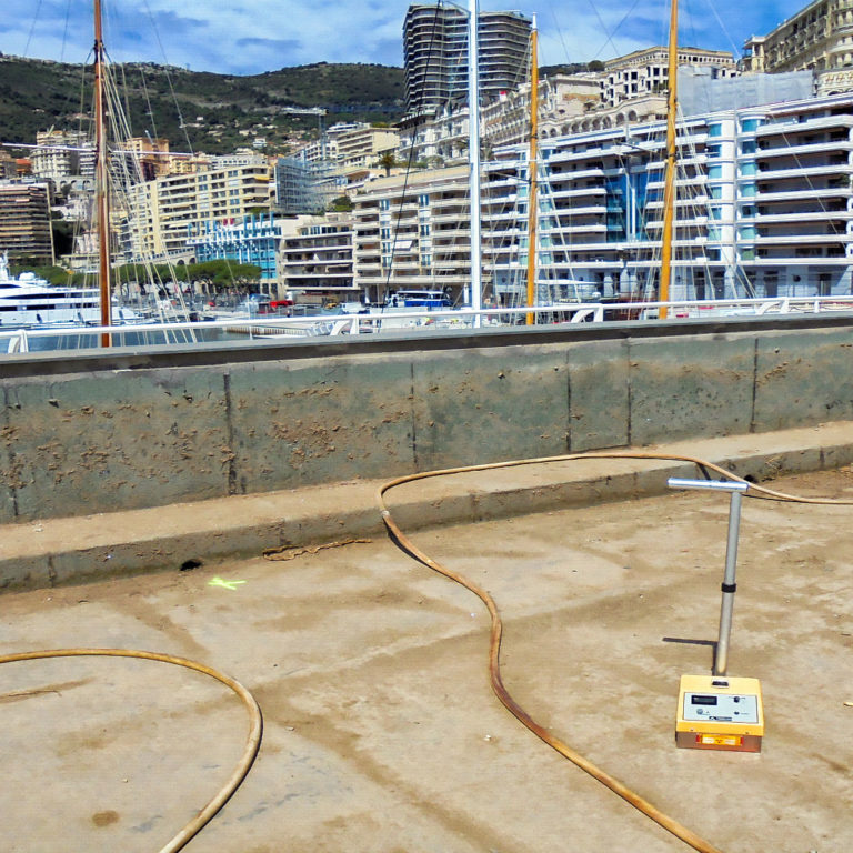 étanchéité Toiture-terrasse végétalisée avec isolant polyurethane - PORT HERCULE - MONACO