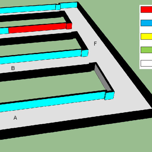 Cartographie d'humidite des garde corps en toiture-terrasse